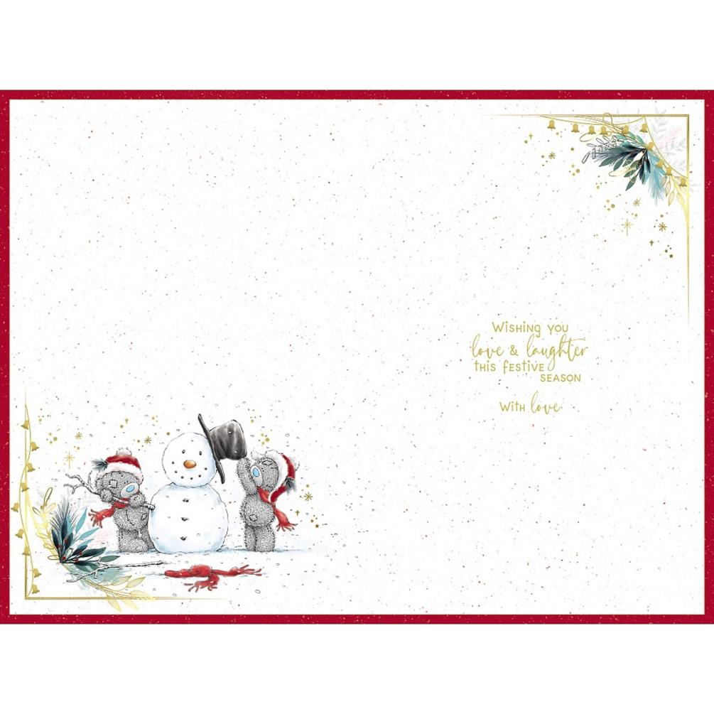 Son & Partner Me to You Bear Christmas Card Extra Image 1